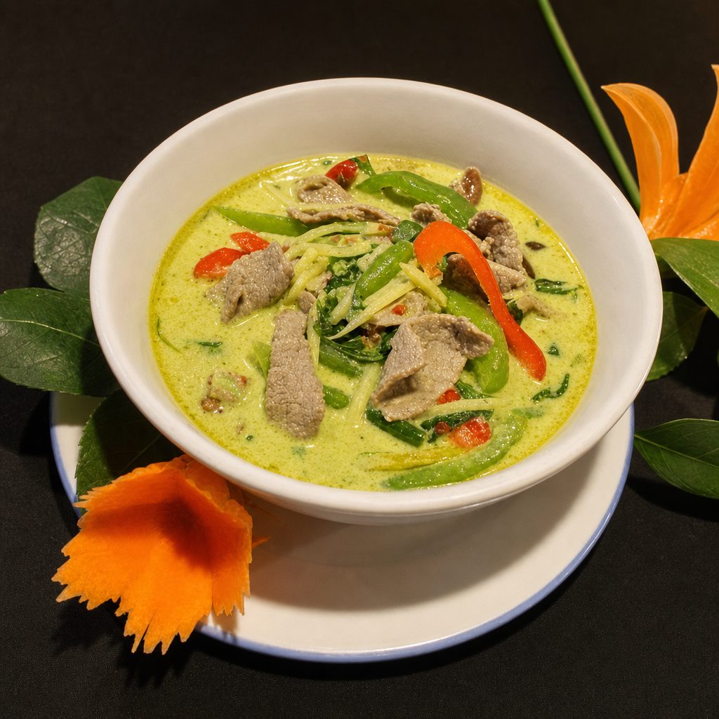 47. Green Curry* (Kaeng Kiew Wan).