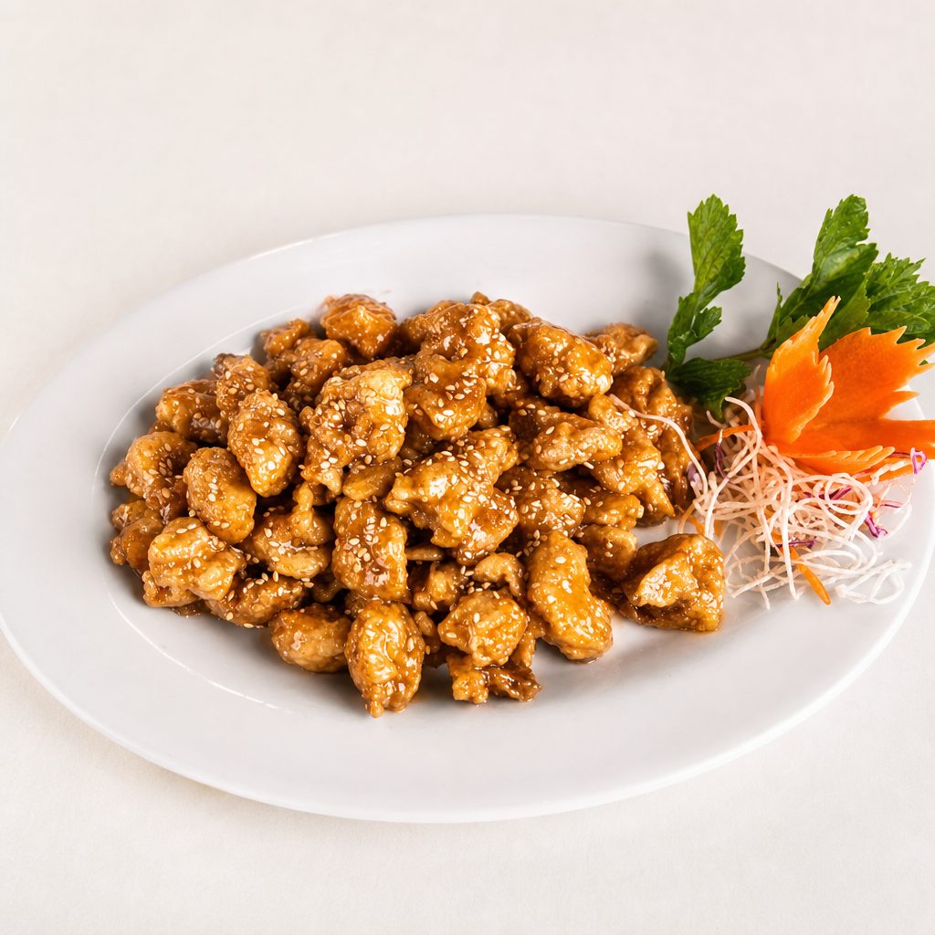 L8: Sesame Chicken.