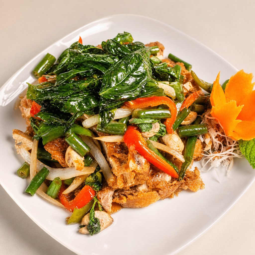 63. Basil Crispy Duck.